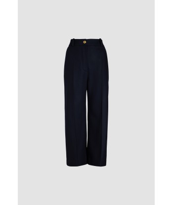 Pantalon droit en laine et cachemire suggérées chez