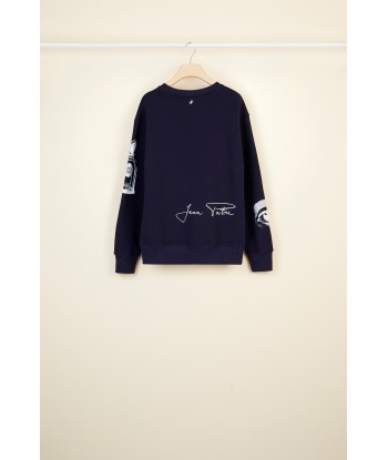 Sweatshirt oversize en coton imprimé votre