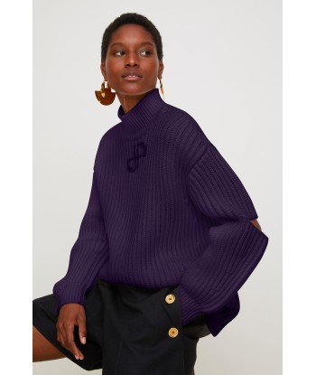 Pull oversize en laine Mérinos à découpes acheter en ligne