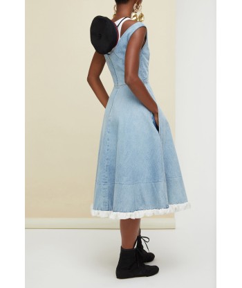 Robe midi en denim acheter en ligne