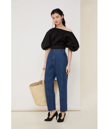 Pantalon fuselé en denim bio store