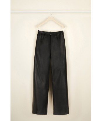 Pantalon iconique en faux cuir pas cher chine