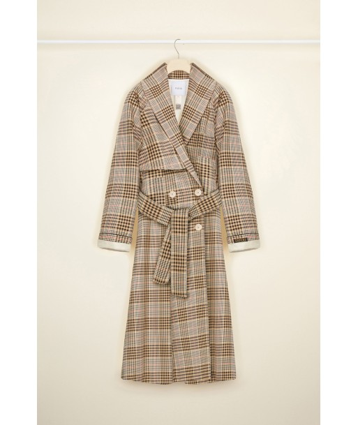 Trench en gabardine tartan vous aussi creer 