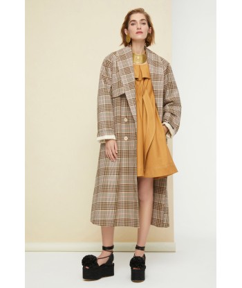 Trench en gabardine tartan vous aussi creer 