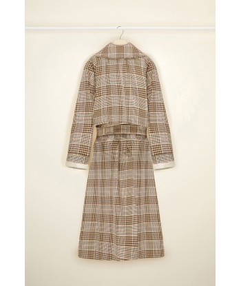 Trench en gabardine tartan vous aussi creer 