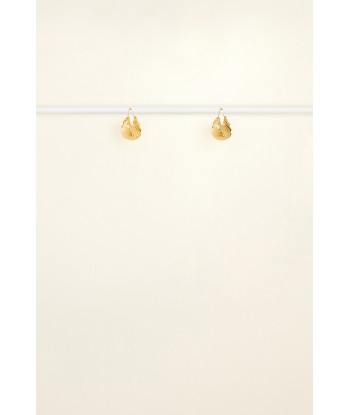 Grandes boucles d’oreilles mandarine en laiton acheter