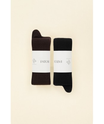 Lot de deux paires de chaussettes en coton bio Vous souhaitez 