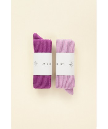 Lot de deux paires de chaussettes en coton bio ouvre sa boutique