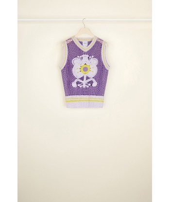 Pull sans manches en crochet Le MVP de beaucoup