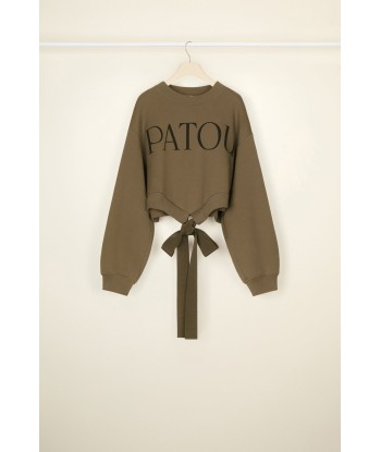 Sweatshirt Patou court en coton bio Pour