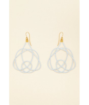 Boucles d’oreilles en osier de pas cher