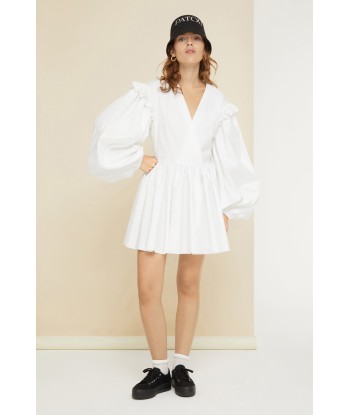 Volume sleeve dress in organic cotton des créatures d'habitude