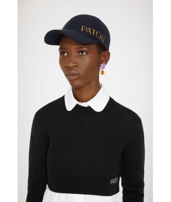 Casquette Patou brodée en laine et cachemire Venez acheter