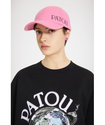 T-shirt Patou Tour en coton bio brillant des détails fins