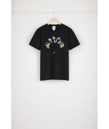 T-shirt Patou à fleurs en coton bio Amélioration de cerveau avec