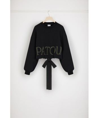 Sweatshirt Patou court en cotton bio de pas cher