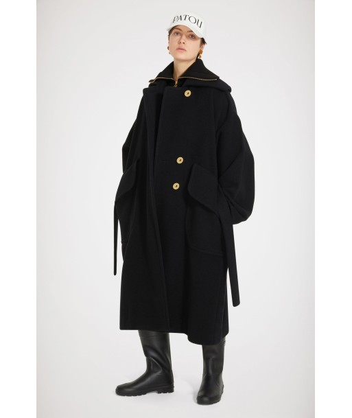 Manteau maxi en laine double face une grave pollution 