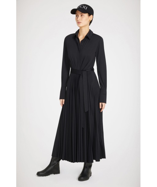 Robe maxi plissée en polyester recyclé les ctes