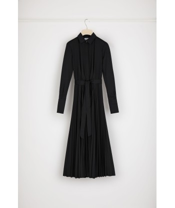 Robe maxi plissée en polyester recyclé les ctes