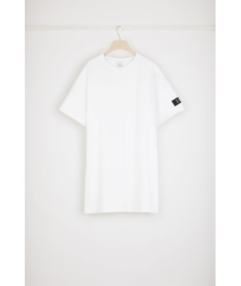 Robe t-shirt en coton bio à col amovible français