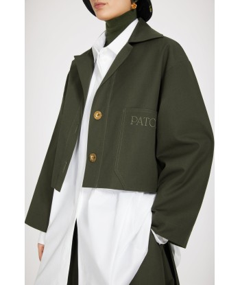 Veste courte en coton bio outlet