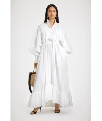 Robe longue à volants en coton bio Economisez 