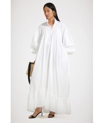 Robe longue à volants en coton bio Economisez 