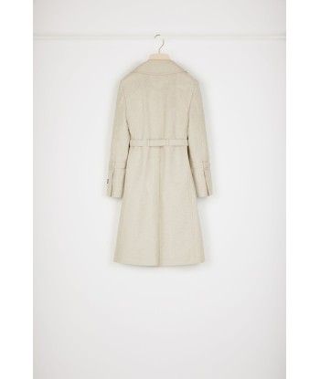 Trench en jacquard de coton bio 50-70% off 