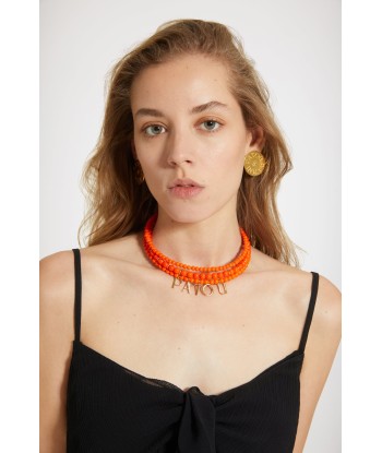 Collier Patou en perles de verre coloré et laiton JUSQU'A -70%! 