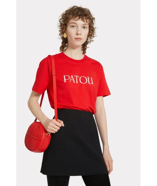 T-shirt Patou en coton bio brillant des détails fins