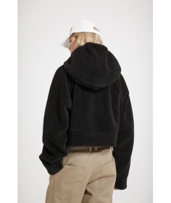 Sweatshirt à capuche  Médaillon en faux shearling recyclé Venez découvrir notre 