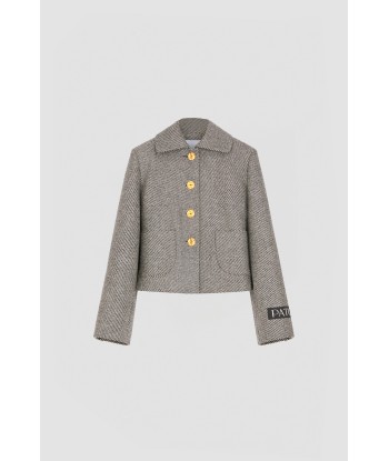 Veste courte en tweed stretch Toutes les collections ici