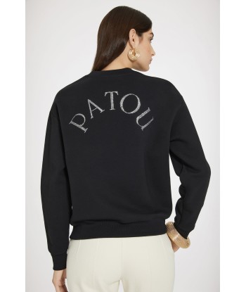 Sweatshirt Patou à strass en coton bio acheter en ligne