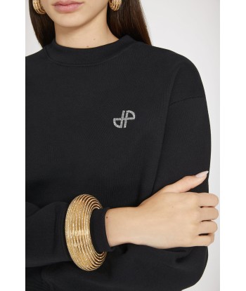 Sweatshirt Patou à strass en coton bio acheter en ligne