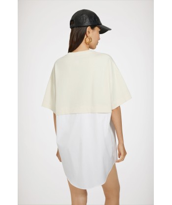 Robe t-shirt hybride en coton bio des créatures d'habitude