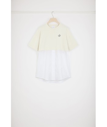 Robe t-shirt hybride en coton bio des créatures d'habitude