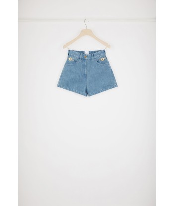 Mini short en denim destockage