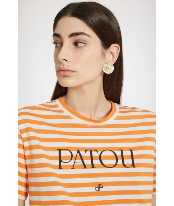 T-shirt Patou en coton rayé ouvre sa boutique