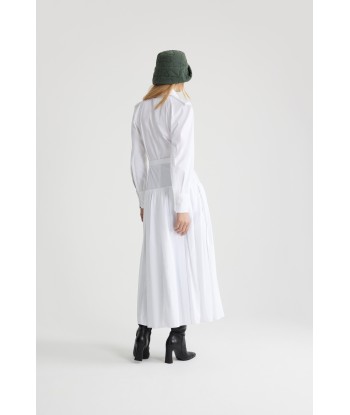 Robe chemise longue en coton bio de la marque