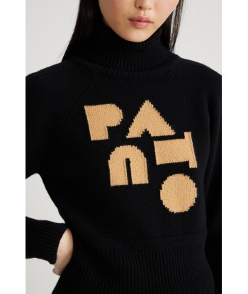 Pull Patou Art Déco en laine et cachemire éco-responsable de la marque