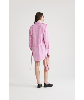 Robe chemise courte en coton bio éco-responsable de technologie