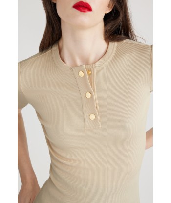 Top henley en coton bio prix pour 