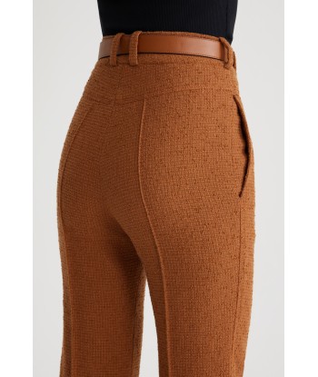 Pantalon évasé en tweed de laine éco-responsable et coton bio Comparez plus de prix