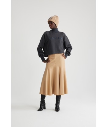 Jupe midi sirène en mélange de laine éco-responsable 50-70% off 