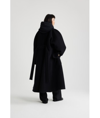 Manteau oversize en laine et cachemire rembourrage situé sous