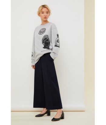 Oversize Print-Sweatshirt aus Baumwolle paiement sécurisé