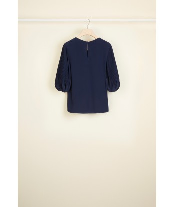 Cut Bow Top - Navy pas cher 