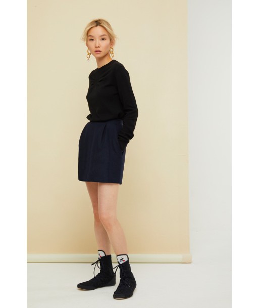 Wool and cashmere tulip skirt les muscles